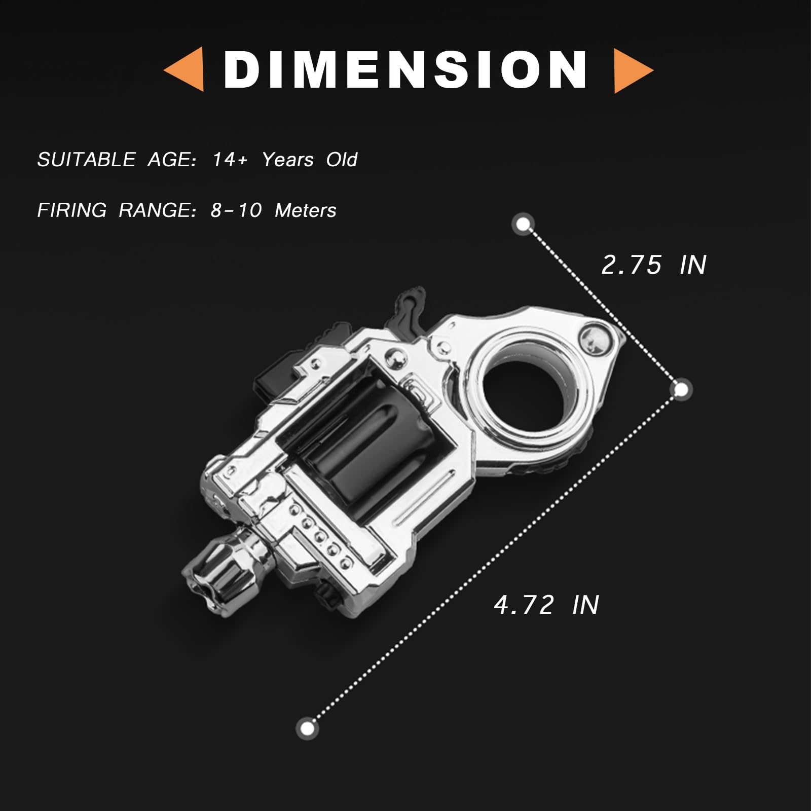 Fidget gun -JJ007(Sliver）
