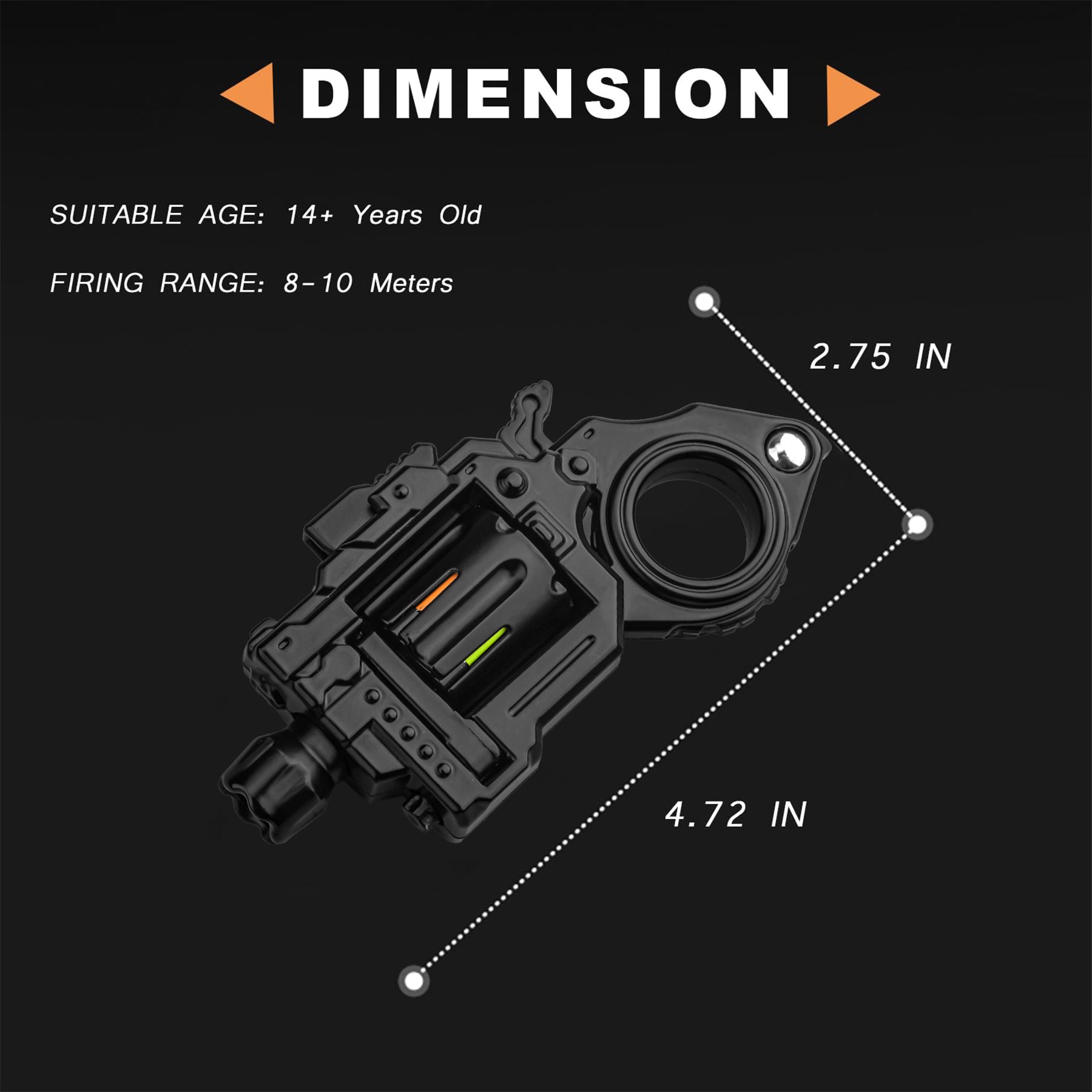 Fidget gun -JJ007(Black）